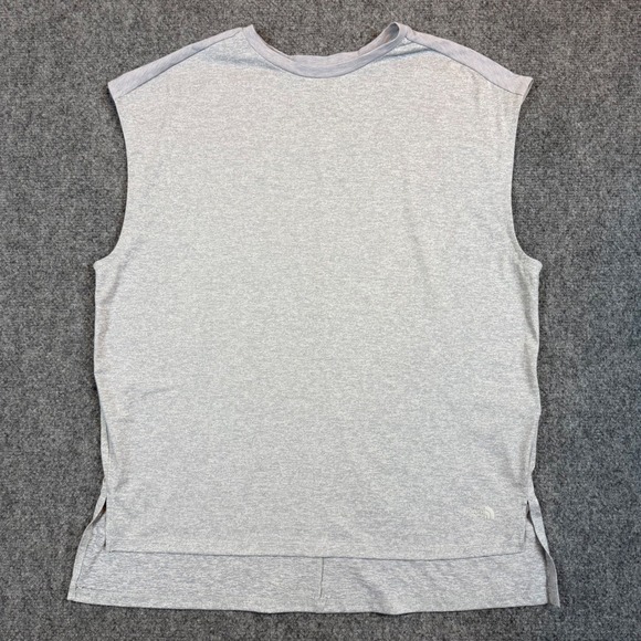 The North Face Tops - The North Face Womens Gray Heather Sleeveless Performance Tank Top Size Large
